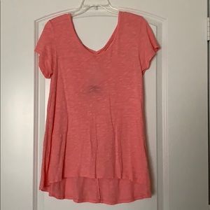 Anthropologie casual pink top